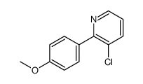 3-chloro-2-(4-methoxyphenyl)pyridine结构式