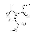 dimethyl 3-methyl-1,2-thiazole-4,5-dicarboxylate Structure