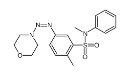 N,2-dimethyl-5-(morpholin-4-yldiazenyl)-N-phenylbenzenesulfonamide Structure