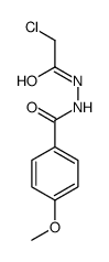 N''-(CHLOROACETYL)-4-METHOXYBENZOHYDRAZIDE Structure