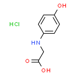 (R)-4-hydroxyphenylglycine hydrochloride结构式