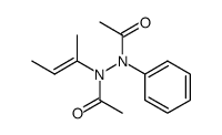 N,N'-diacetyl-N-phenyl-N'-(1-methyl-1-propenyl)hydrazine Structure