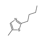 2-Butyl-5-methylthiazole结构式