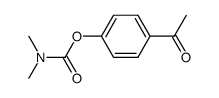 4-acetylphenyl dimethylcarbamate结构式