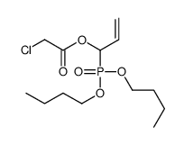 1-dibutoxyphosphorylprop-2-enyl 2-chloroacetate Structure