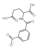 L-Glutamic acid, N-(m-nitrobenzoyl)- Structure