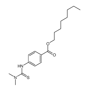 octyl 4-(dimethylcarbamothioylamino)benzoate Structure