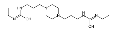 1-ethyl-3-[3-[4-[3-(ethylcarbamoylamino)propyl]piperazin-1-yl]propyl]urea Structure