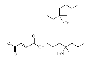 (E)-but-2-enedioate,2,4-dimethyloctan-4-ylazanium,4,7-dimethyloctan-4-ylazanium Structure