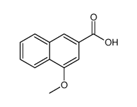 4-甲氧基萘-2-羧酸结构式