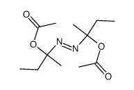 (Ξ)-2,2'-diacetoxy-[2,2']azobutane结构式