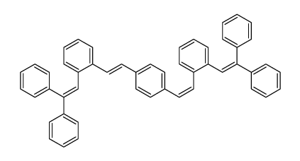 1,4-bis[2-[2-(2,2-diphenylethenyl)phenyl]ethenyl]benzene Structure