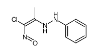 1-(1-chloro-1-nitrosoprop-1-en-2-yl)-2-phenylhydrazine Structure
