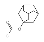 Carbonochloridic acid,tricyclo[3.3.1.13,7]dec-1-yl ester结构式
