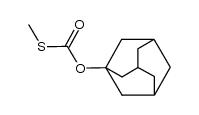 O-1-Adamantyl-S-methylthiolcarbonat Structure