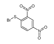 (2,4-dinitrophenyl) thiohypobromite结构式