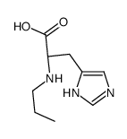 (2S)-3-(1H-imidazol-5-yl)-2-(propylamino)propanoic acid结构式