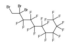 9,9,10-Tribromo-1,1,1,2,2,3,3,4,4,5,5,6,6,7,7,8,8-heptadecafluoro decane结构式