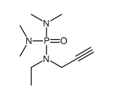 N-[bis(dimethylamino)phosphoryl]-N-ethylprop-2-yn-1-amine结构式