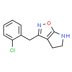 4H-Pyrrolo[3,2-d]isoxazole,3-[(2-chlorophenyl)methyl]-5,6-dihydro-(9CI)结构式