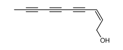 (Z)-2-Decene-4,6,8-triyn-1-ol structure