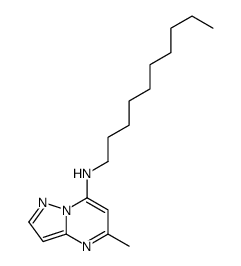 N-decyl-5-methylpyrazolo[1,5-a]pyrimidin-7-amine结构式