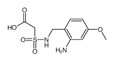 2-[(2-amino-4-methoxyphenyl)methylsulfamoyl]acetic acid Structure