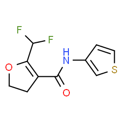 3-Furancarboxamide,2-(difluoromethyl)-4,5-dihydro-N-3-thienyl-(9CI) structure