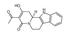 16,17-dinor-corynane-15,19,21-trione结构式