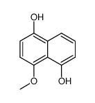 4-Methoxy-1,5-naphthalindiol Structure