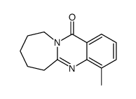 4-methyl-7,8,9,10-tetrahydro-6H-azepino[2,1-b]quinazolin-12-one结构式