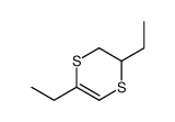 2,5-diethyl-2,3-dihydro-1,4-dithiine Structure