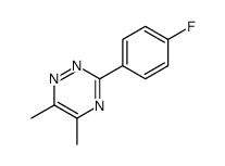 3-(4-fluorophenyl)-5,6-dimethyl-1,2,4-triazine Structure