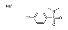 sodium p-hydroxy-N,N-dimethylbenzenesulphonamidate Structure