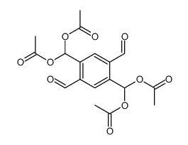 [acetyloxy-[4-(diacetyloxymethyl)-2,5-diformylphenyl]methyl] acetate Structure