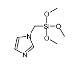 imidazol-1-ylmethyl(trimethoxy)silane结构式