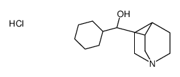 1-azabicyclo[2.2.2]octan-3-yl(cyclohexyl)methanol,hydrochloride结构式