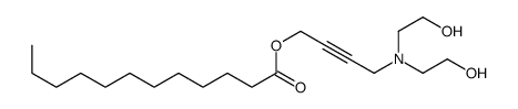 4-[bis(2-hydroxyethyl)amino]but-2-ynyl dodecanoate Structure