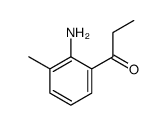 1-(2-氨基-3-甲基苯基)-1-丙酮结构式