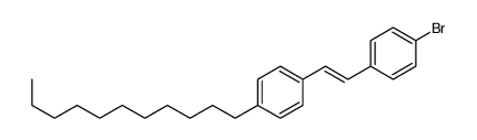 1-bromo-4-[2-(4-undecylphenyl)ethenyl]benzene结构式