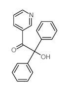 2-hydroxy-2,2-diphenyl-1-pyridin-3-yl-ethanone Structure