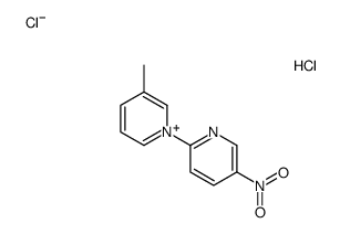 3-methyl-1-(5-nitropyridin-1-ium-2-yl)pyridin-1-ium,dichloride Structure