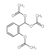 [acetyloxy-(2-acetyloxyphenyl)methyl] acetate structure