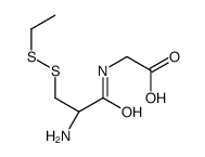 2-[[(2R)-2-amino-3-(ethyldisulfanyl)propanoyl]amino]acetic acid Structure