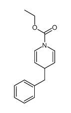 4-benzyl-N-ethoxycarbonyl-1,4-dihydropyridine Structure