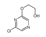2-CHLORO-6-(2-HYDROXYETHOXY) PYRAZINE Structure
