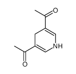 1-(5-acetyl-1,4-dihydropyridin-3-yl)ethanone结构式