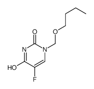 1-(butoxymethyl)-5-fluoropyrimidine-2,4-dione结构式