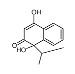 1,4-dihydroxy-1-propan-2-ylnaphthalen-2-one结构式