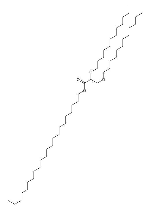 docosyl 2,3-didodecoxypropanoate结构式